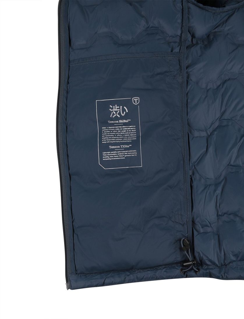 Tenson jas donkerblauw effen normale fit