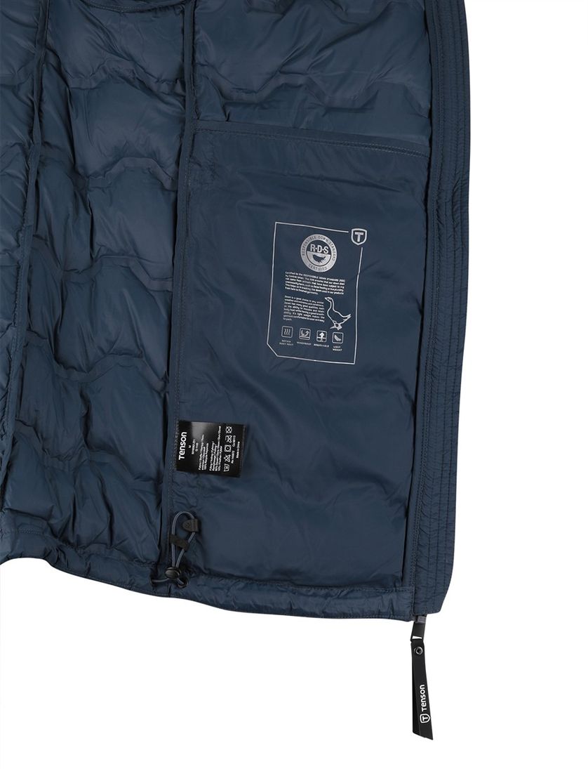 Tenson jas donkerblauw effen normale fit