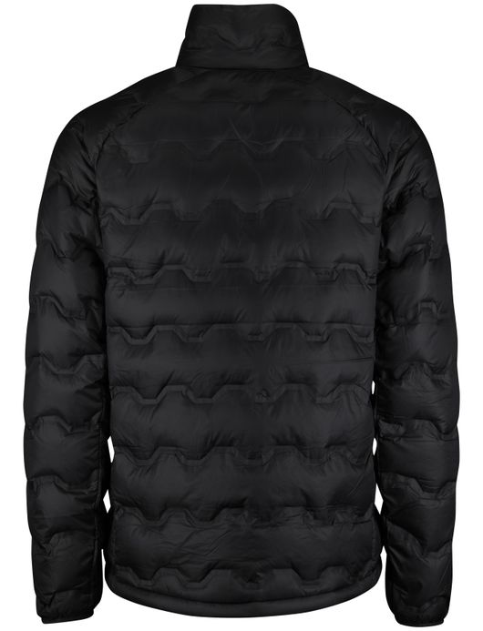 Tenson Shibui jas gewatteerd zwart effen waterafstotend polyester