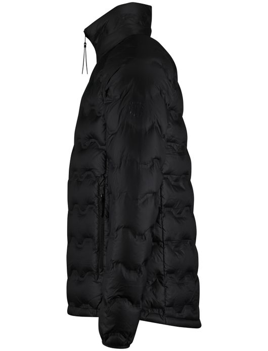 Tenson Shibui jas gewatteerd zwart effen waterafstotend polyester