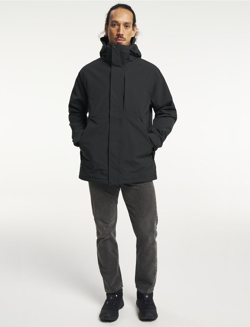 Jas Tenson zwart met borstzak