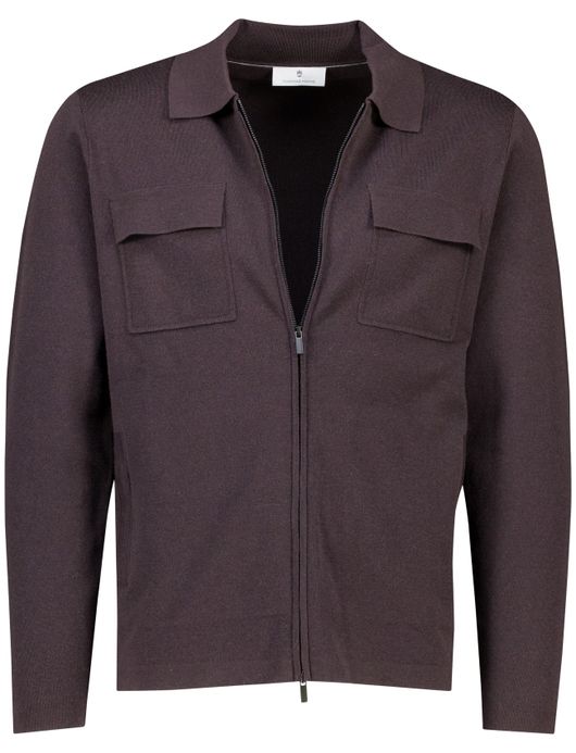 Thomas Maine overshirt bruin