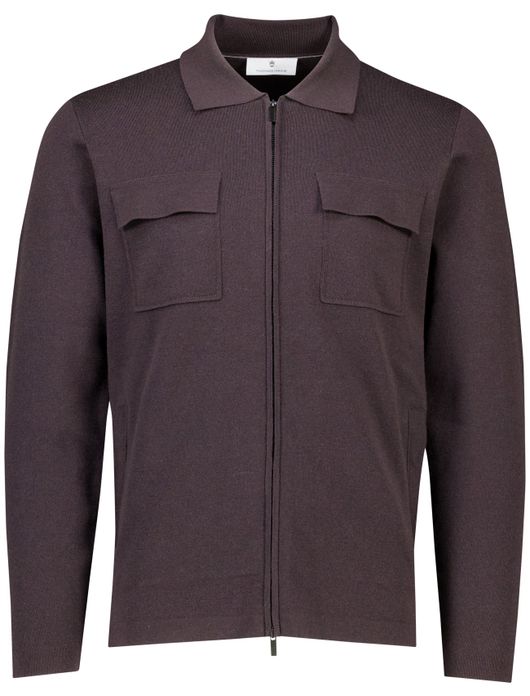 Thomas Maine overshirt bruin