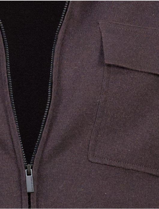 Thomas Maine overshirt bruin