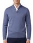 Thomas Maine half zip trui blauw