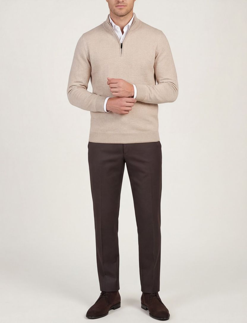 trui Thomas Maine beige