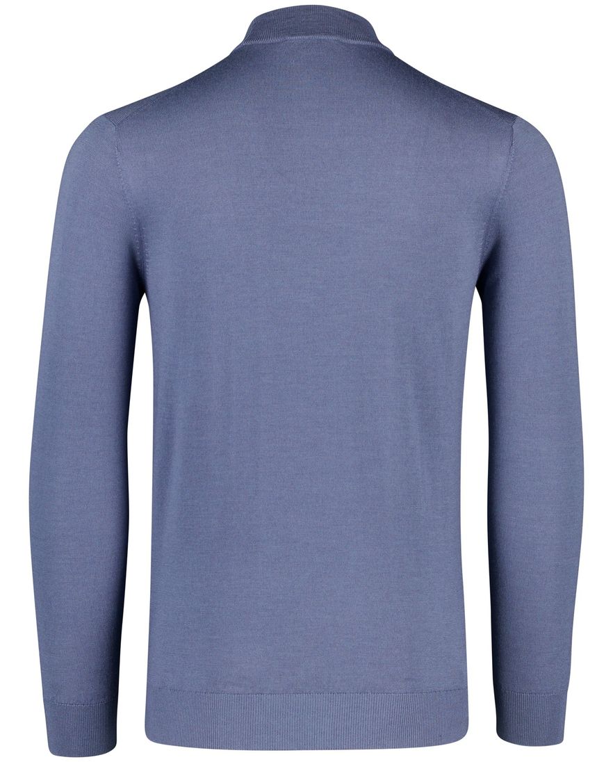 Thomas Maine trui turtle merinowol blauw