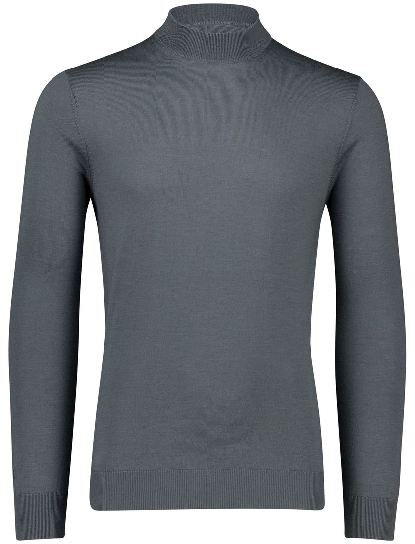 Thomas Maine turtleneck merinowol grijs