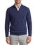 Thomas Maine merinowollen trui gemeleerd donkerblauw