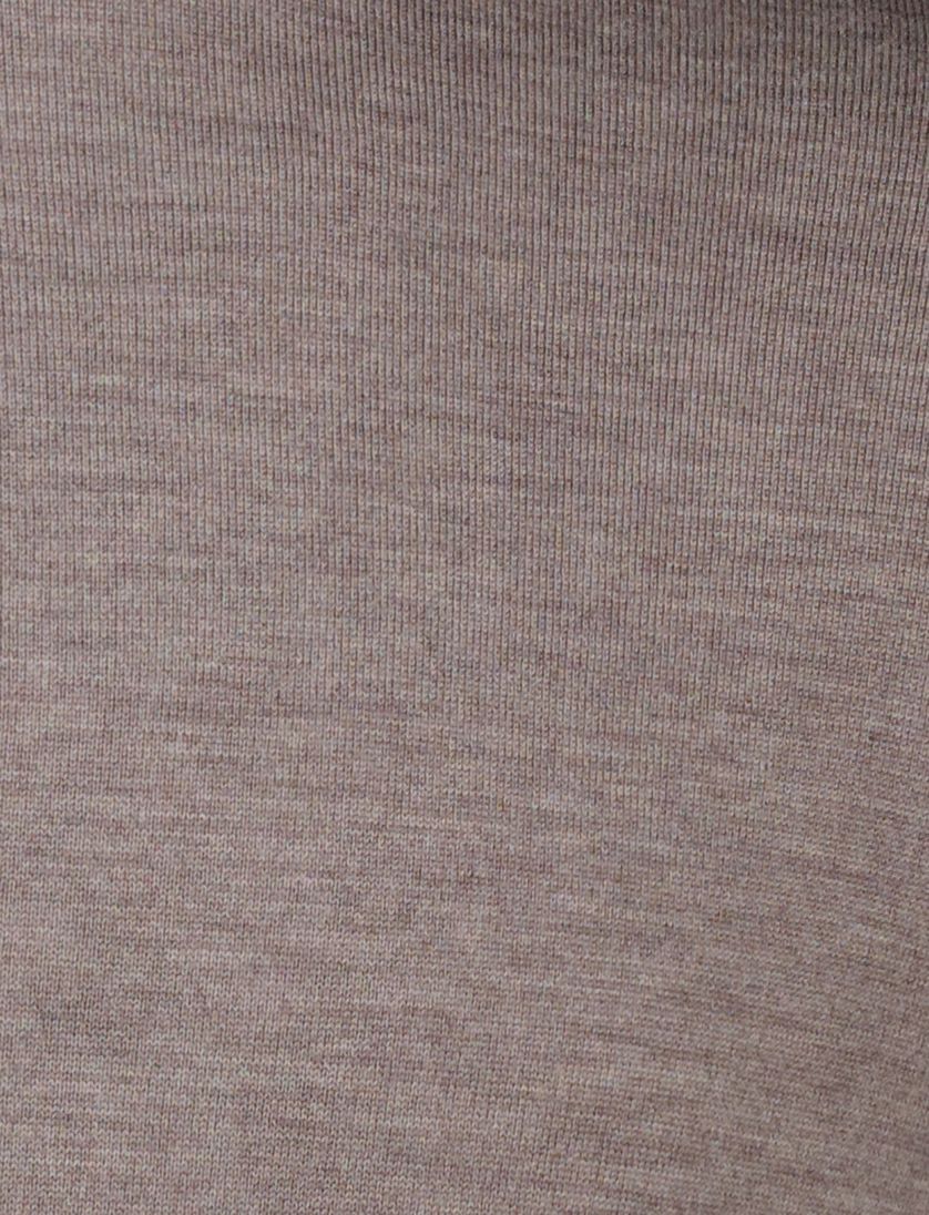 Thomas Maine turtleneck scheerwol taupe