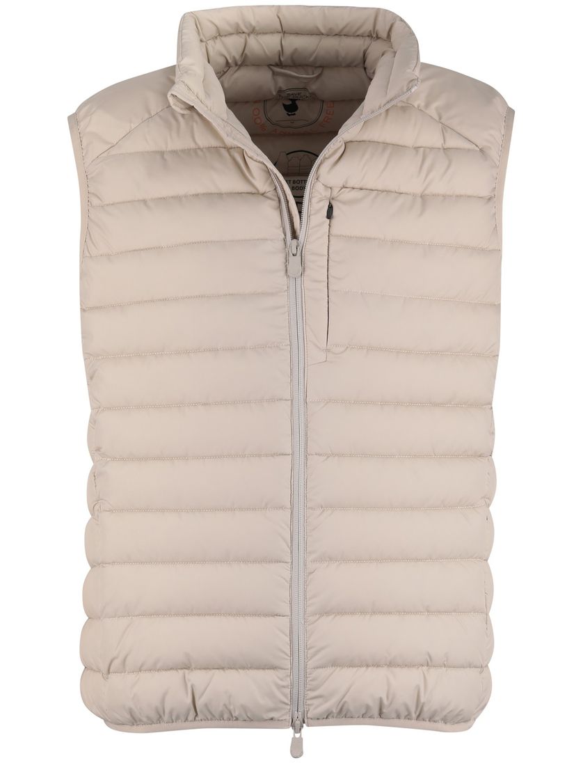 Bodywarmer Save the Duck beige gewatteerd waterafstotend