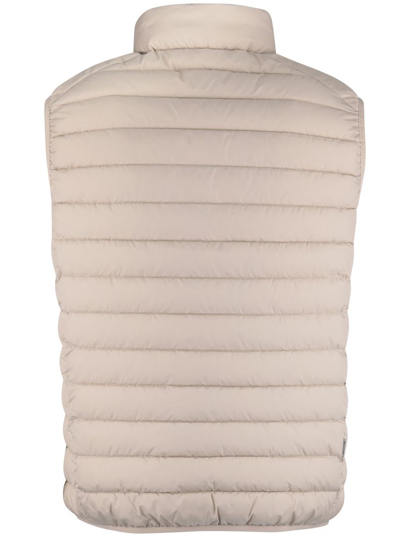 Bodywarmer Save the Duck beige gewatteerd waterafstotend
