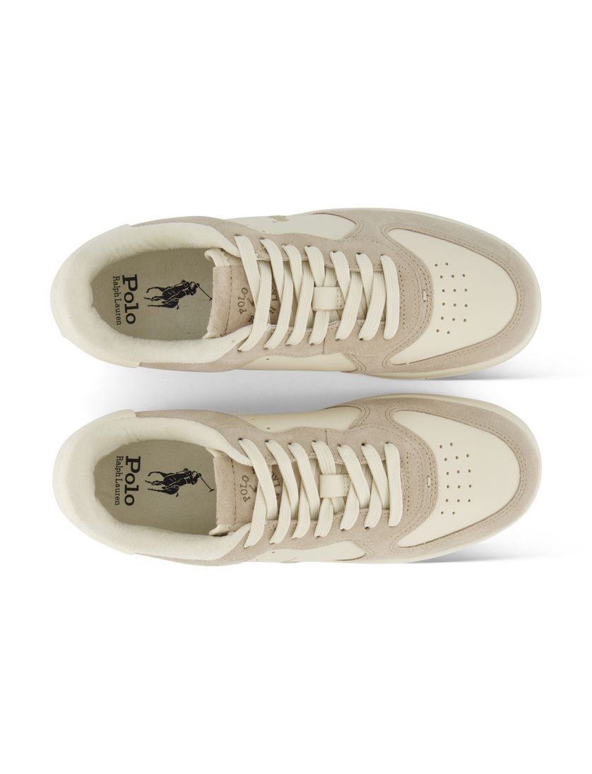Polo Ralph Lauren sneakers beige/creme effen
