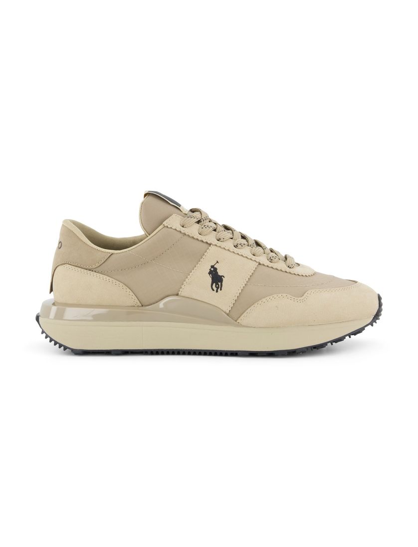 Rehab sneakers effen beige laag