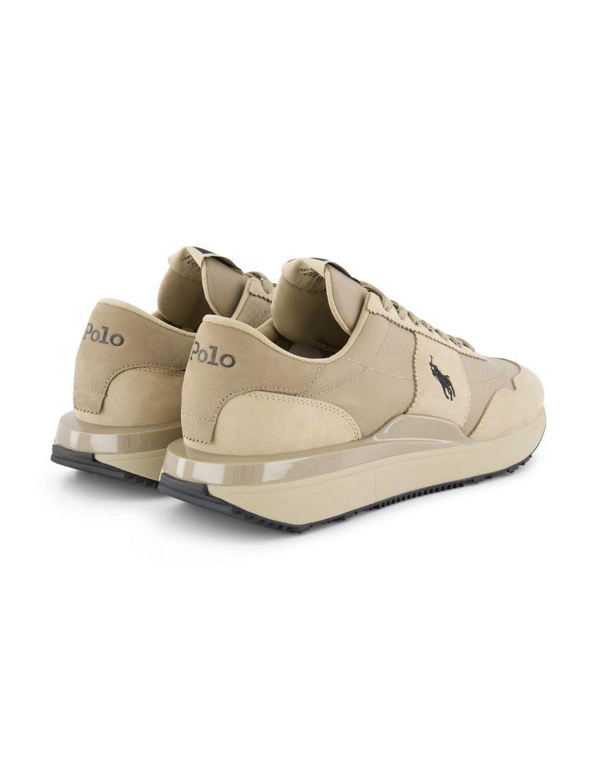 Rehab sneakers effen beige laag