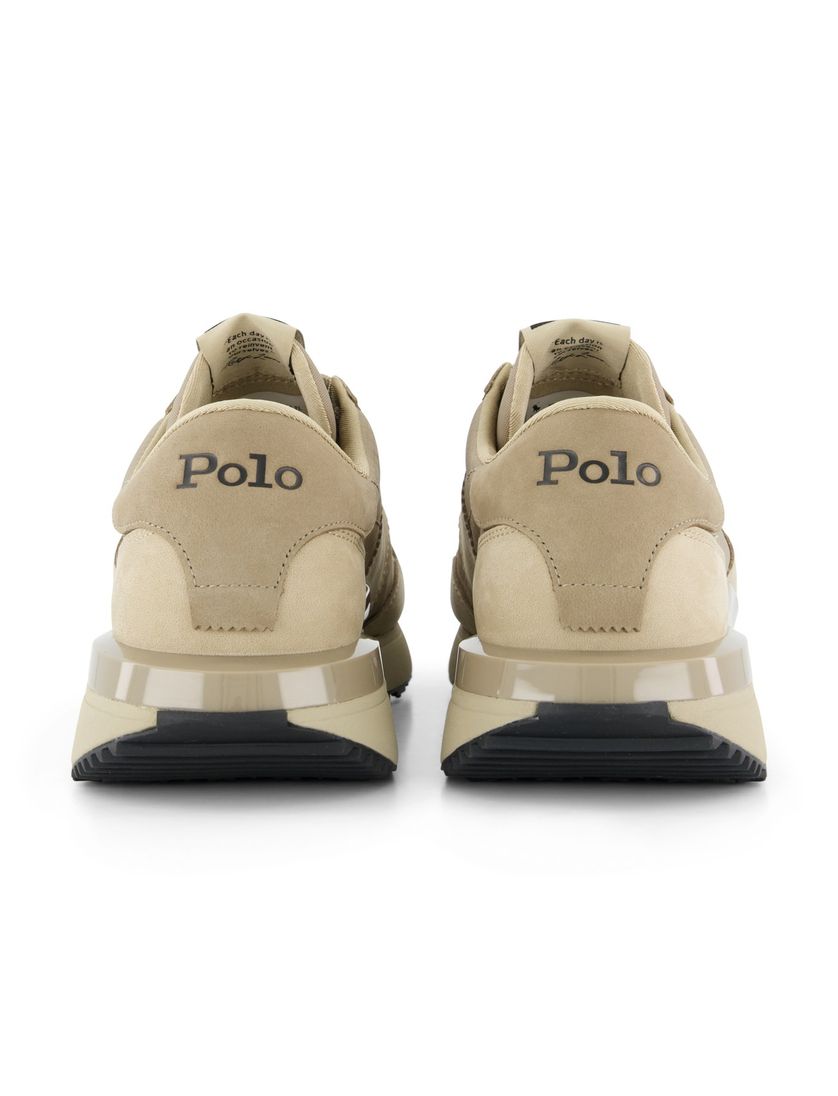 Rehab sneakers effen beige laag