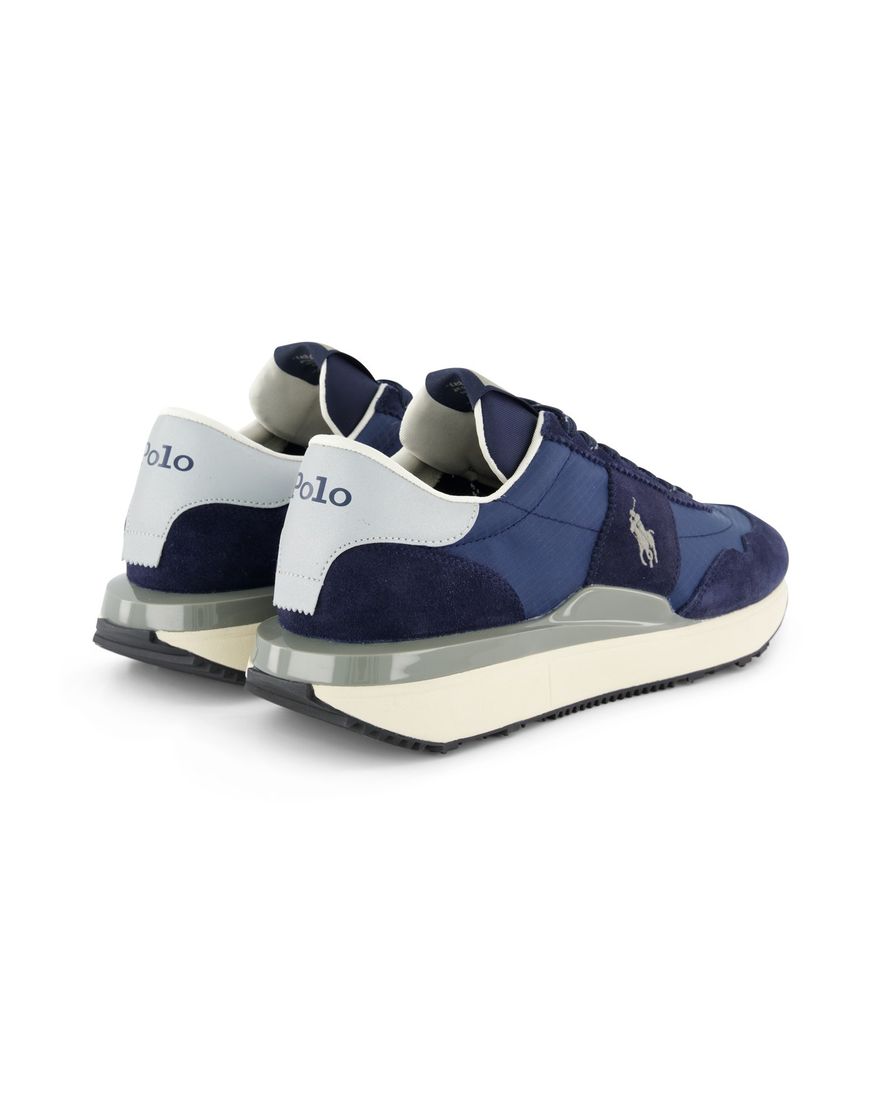 Rehab lage sneakers blauw effen