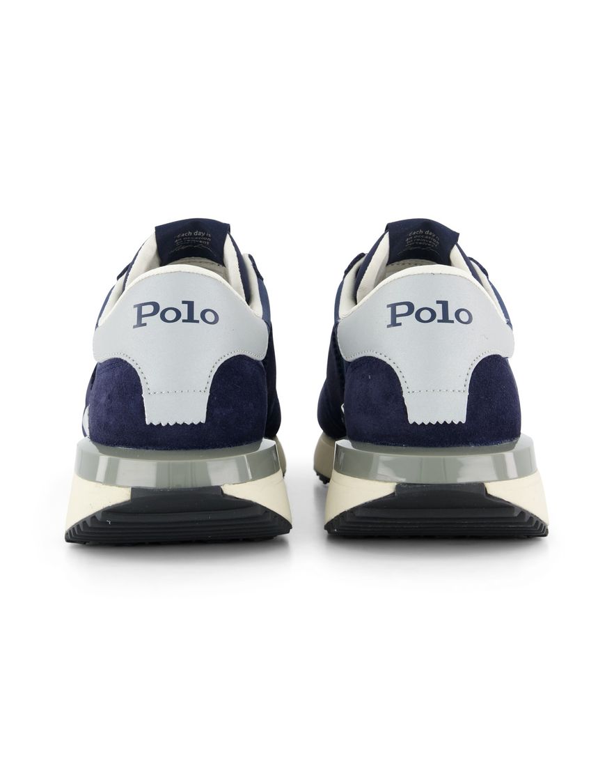 Rehab lage sneakers blauw effen