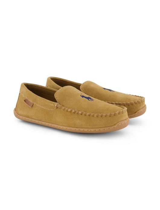 Polo Ralph Lauren pantoffels suede bruin