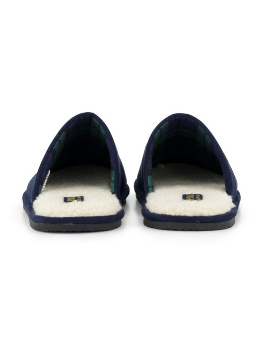 Polo Ralph Lauren pantoffels donkerblauw suede