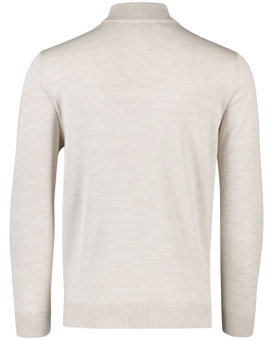Maerz trui beige 100% merinowol effen