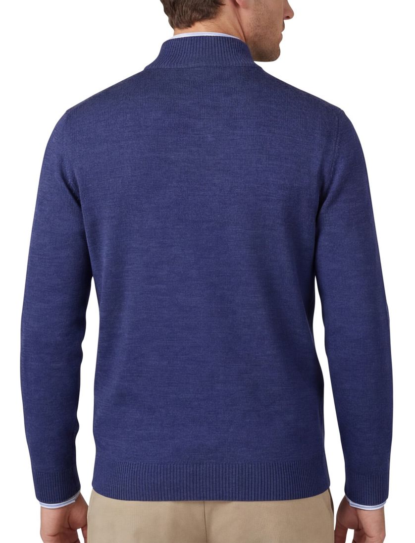 trui Maerz donkerblauw 100% merinowol