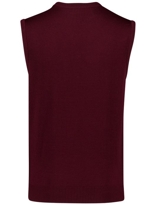 Maerz slipover scheerwol bordeaux