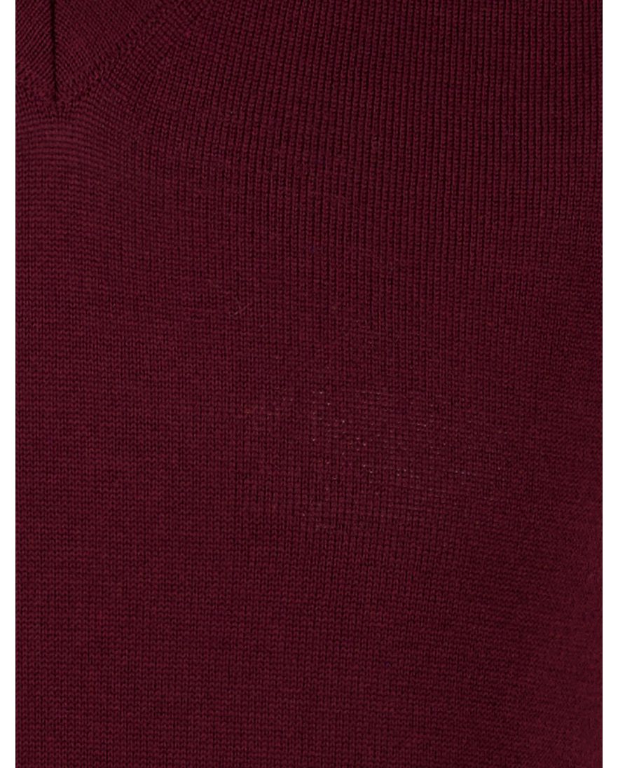 Maerz slipover scheerwol bordeaux