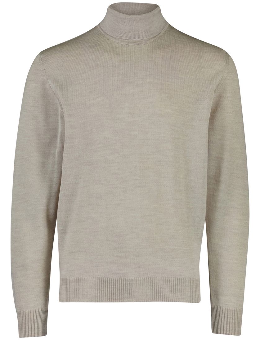 Mearz Coltrui beige lamswol effen