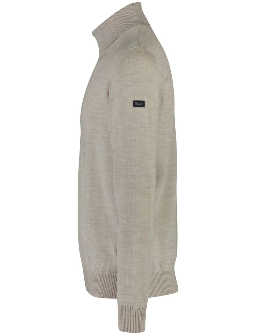 Mearz Coltrui beige lamswol effen