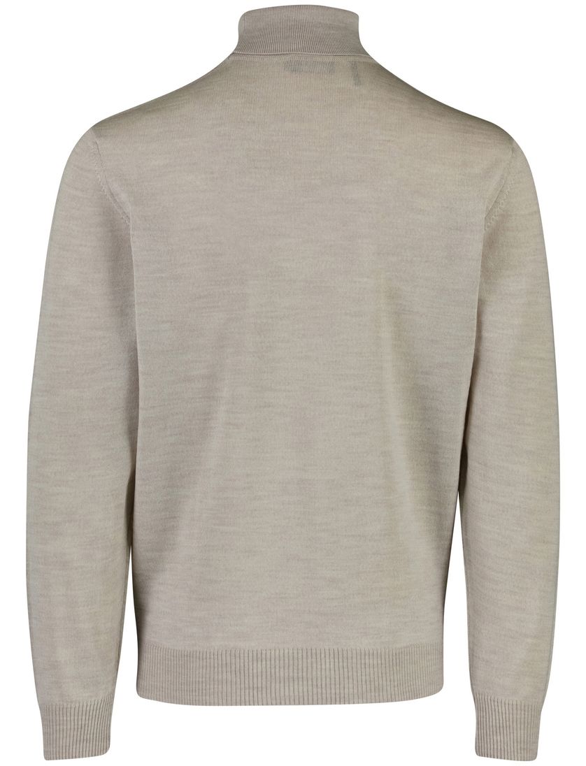 Mearz Coltrui beige lamswol effen