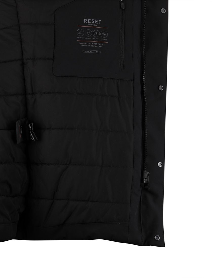 Reset Charleston winterjas zwart