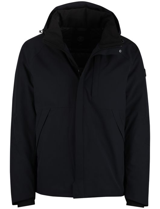 Reset winterjas effen navy normale fit