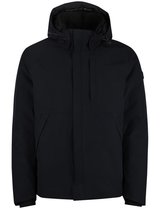 Reset winterjas effen navy normale fit