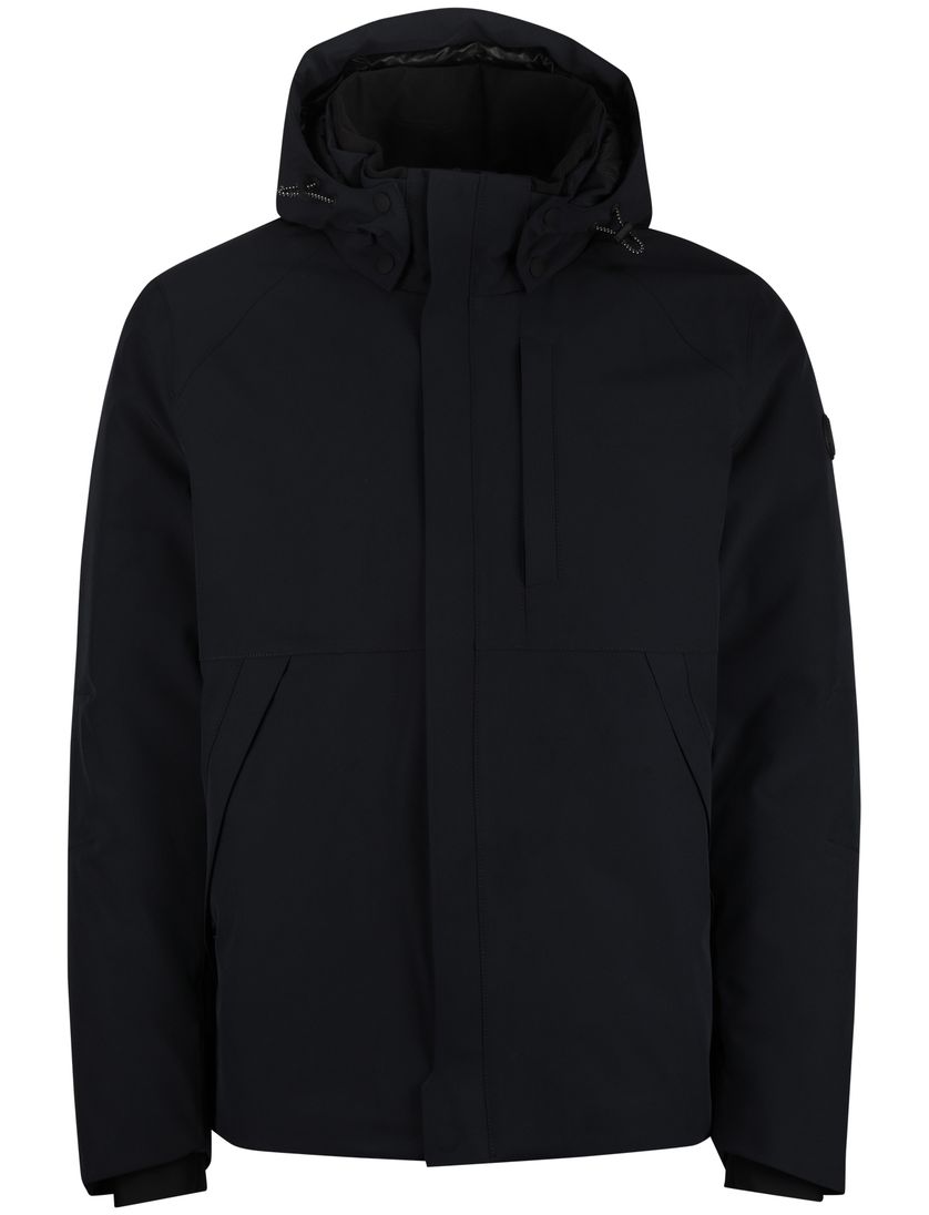 Reset winterjas normale fit navy effen