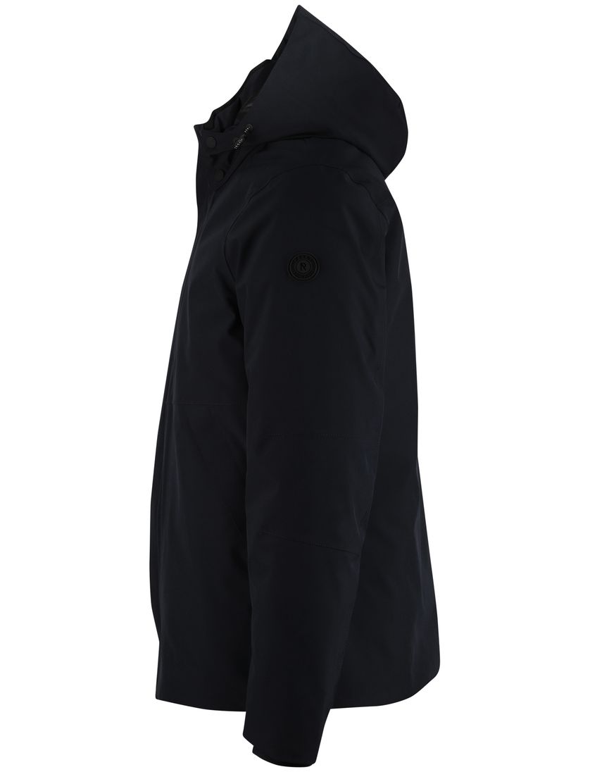 Reset winterjas normale fit navy effen