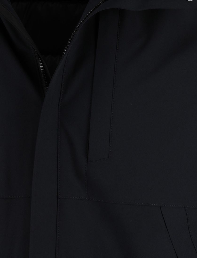 Reset winterjas normale fit navy effen