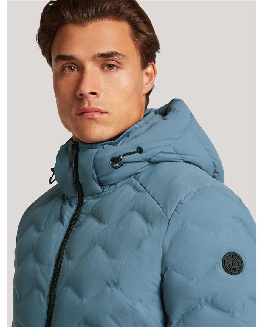 Reset Montana gewatteerde winterjas blauw