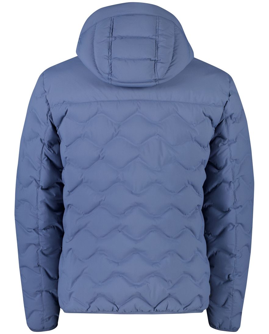 Reset Montana gewatteerde winterjas blauw