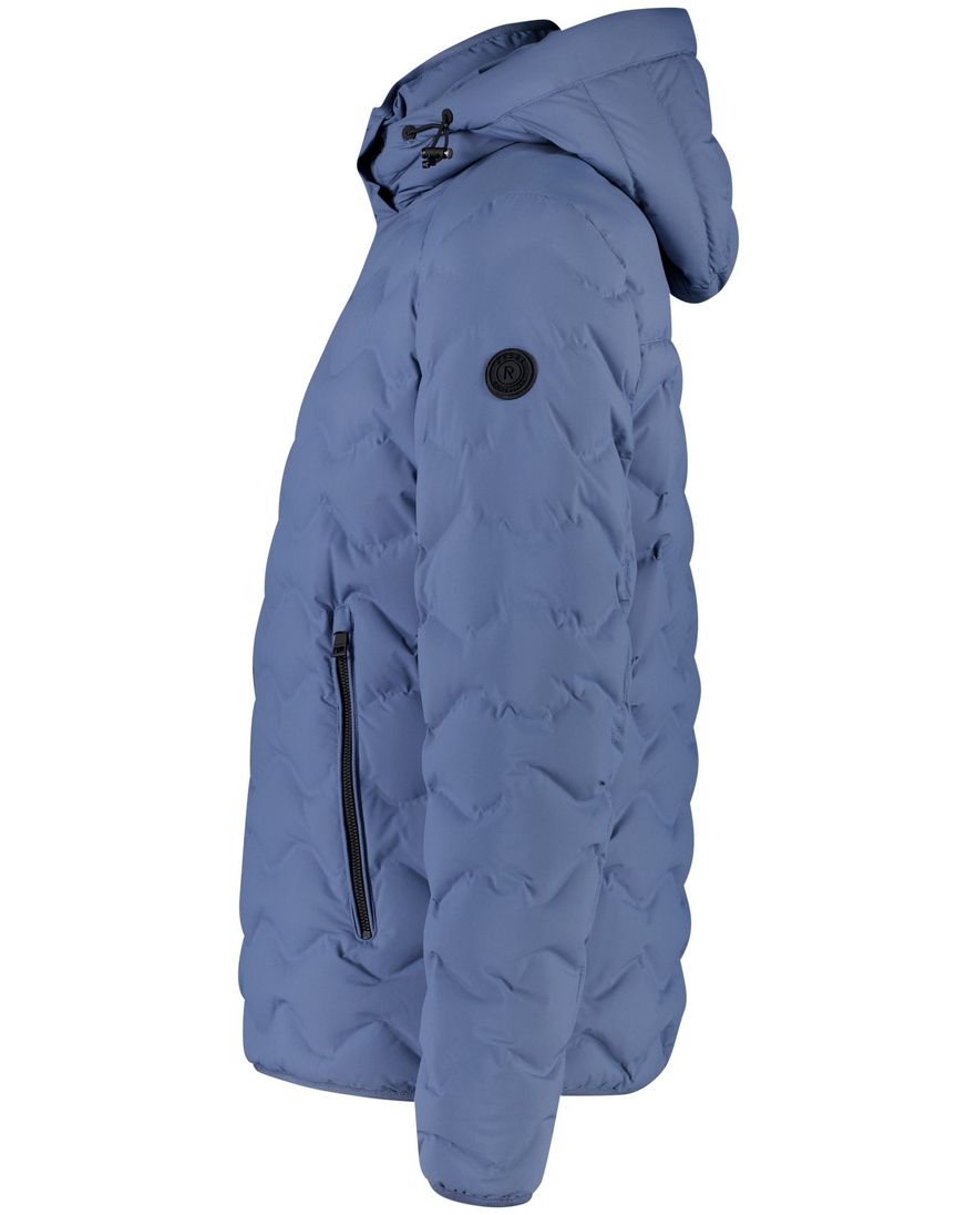 Reset Montana gewatteerde winterjas blauw