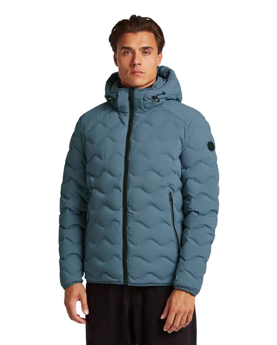 Reset Montana gewatteerde winterjas blauw