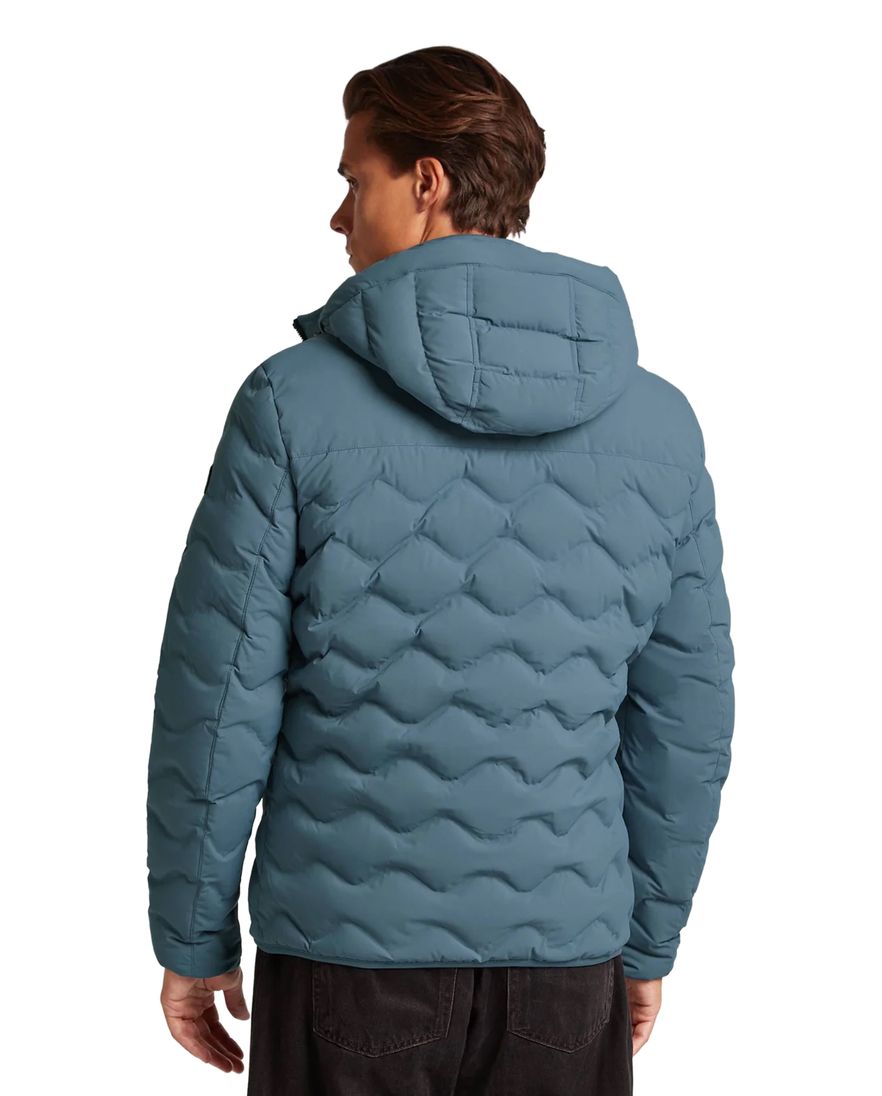 Reset Montana gewatteerde winterjas blauw