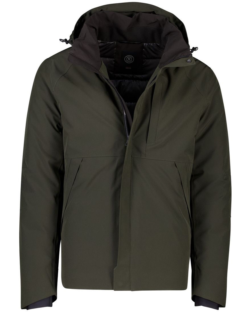 Reset Stratford winterjas groen met borstzak