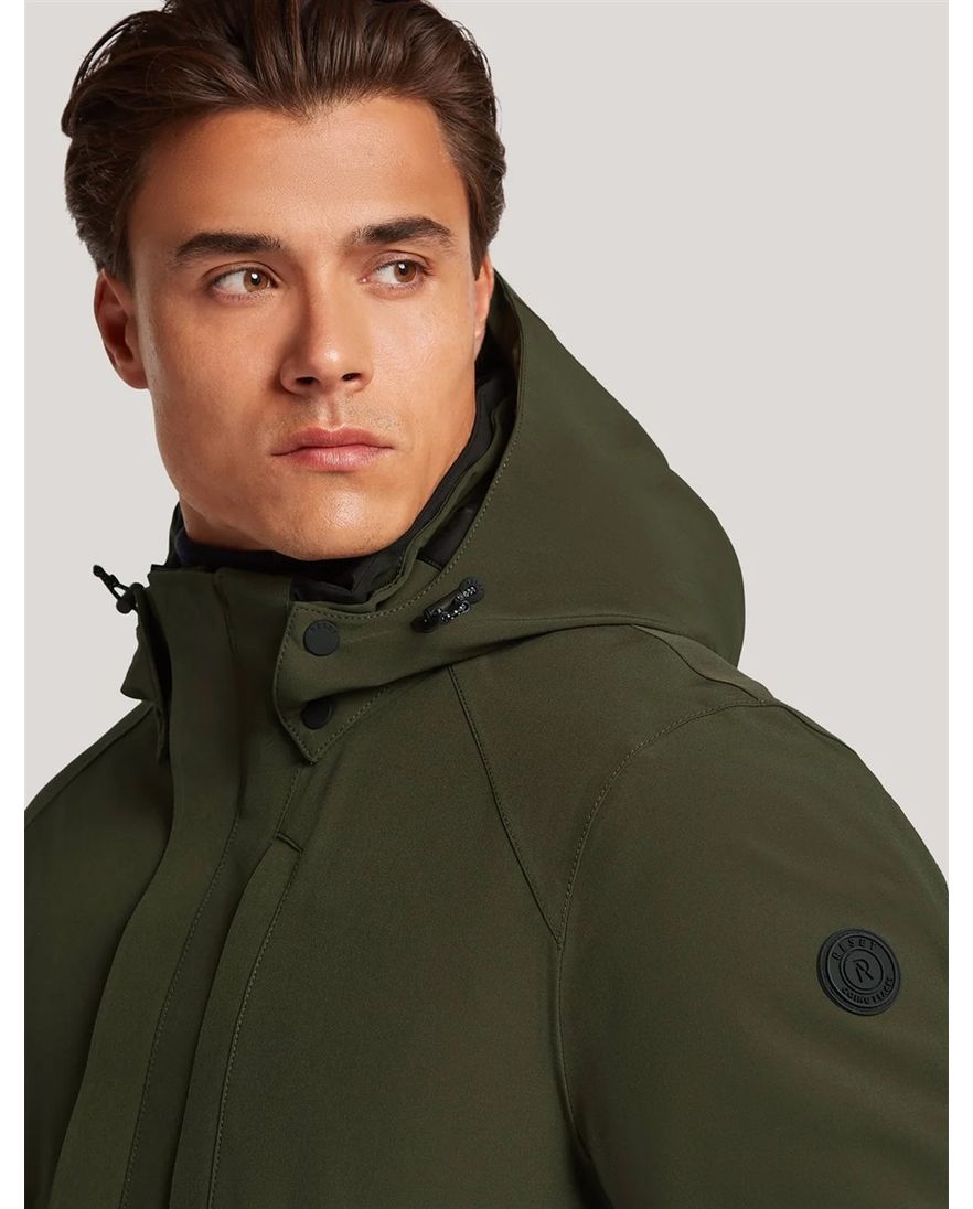 Reset Stratford winterjas groen met borstzak