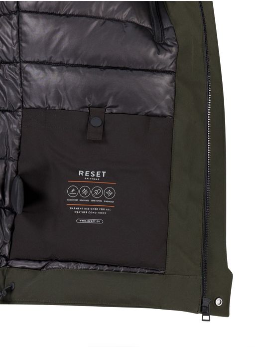 winterjas groen Reset Stratford