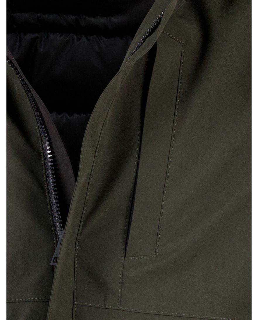 Reset Stratford winterjas groen met borstzak