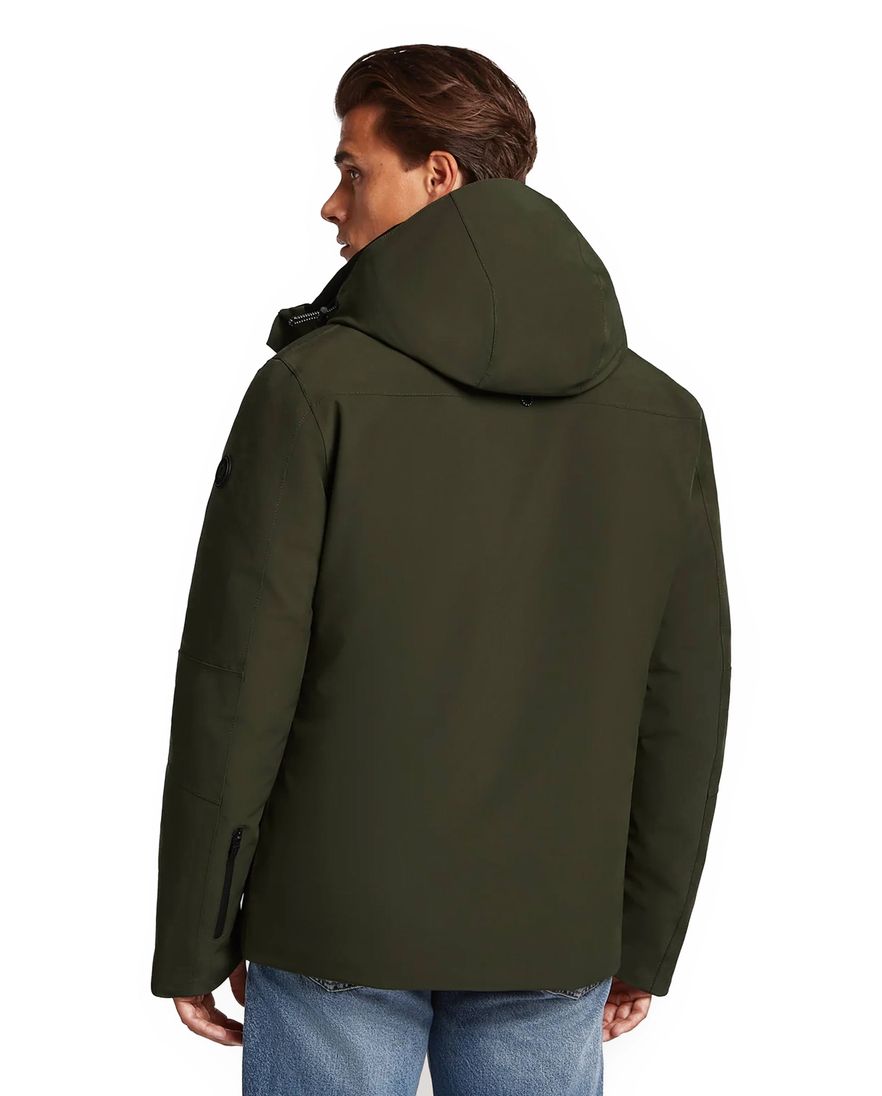 Reset Stratford winterjas groen met borstzak