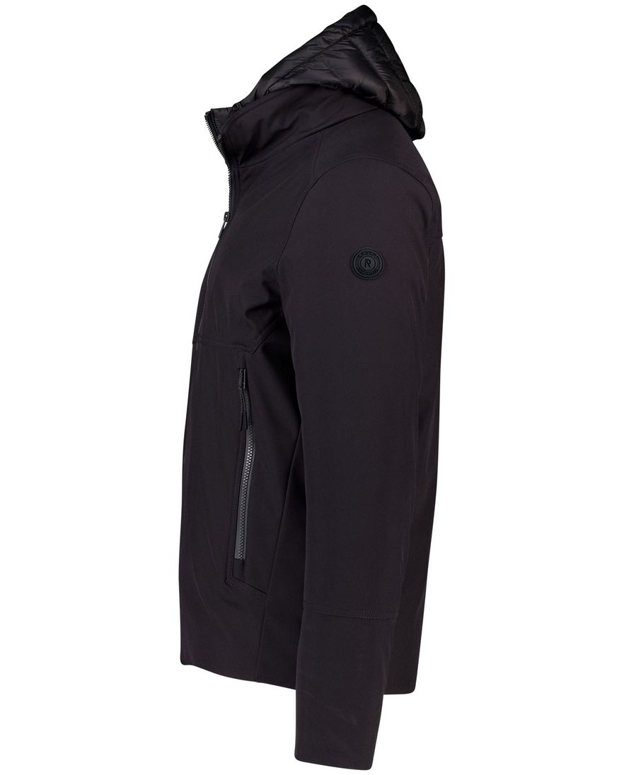 Reset Holmberg winterjas zwart met capuchon