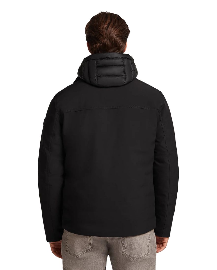 Reset Holmberg winterjas zwart met capuchon