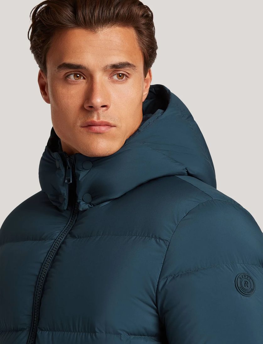 Puffer winterjas Reset Salmi donkerblauw
